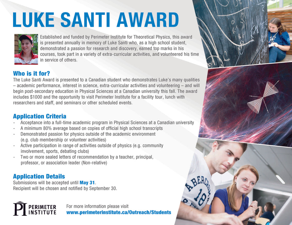 Luke Santi Memorial Award (Canadian)